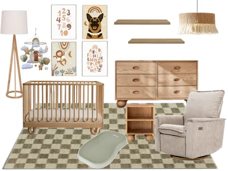 Bowen St. nursery - option 1 Interior Design Mood Board by Rocky Cove Interiors on Style Sourcebook