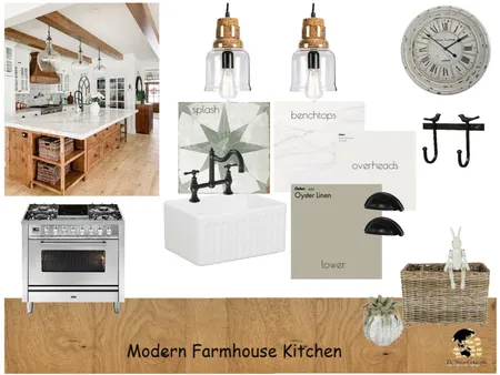 Farmhouse Kitchen Interior Design Mood Board by De Novo Concepts on Style Sourcebook