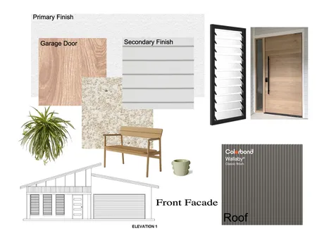 FRONT FACADE Interior Design Mood Board by salthausinteriors on Style Sourcebook