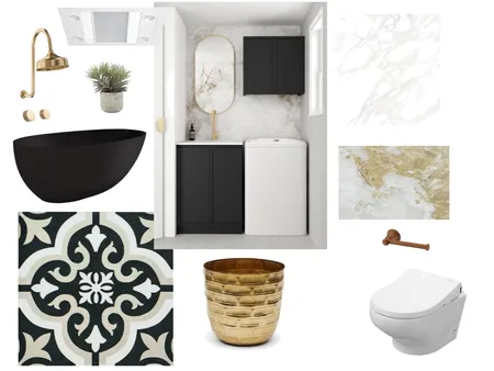 Bathroom Sample Board Interior Design Mood Board by klhughey87@outlook.com