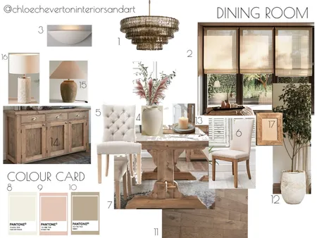 Scandi Hamptons dining room (sample board) Interior Design Mood Board by Chloe Cheverton on Style Sourcebook