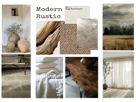 modern rustic mood board Interior Design Mood Board by ievarauber on Style Sourcebook