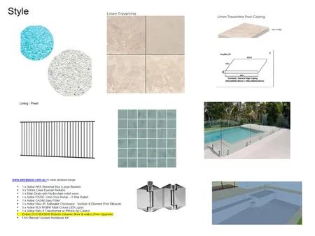 Pool Interior Design Mood Board by Envate Pty ltd on Style Sourcebook