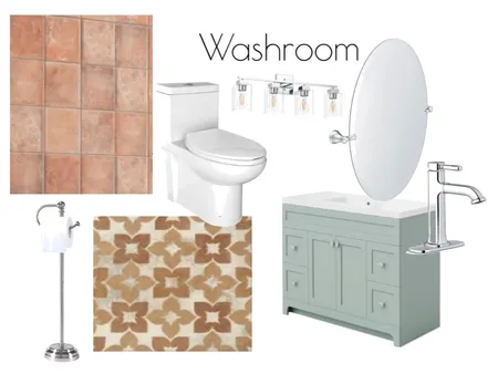 washroom sakura sushi Interior Design Mood Board by LCliveitupdesigns