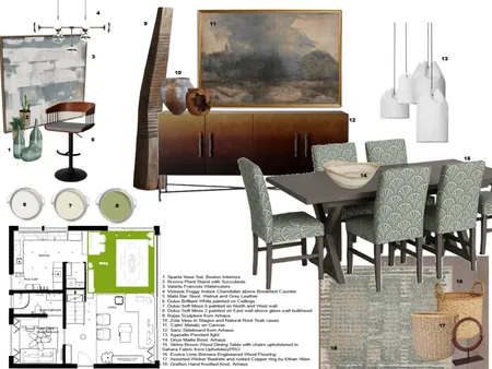 Dining Room Interior Design Mood Board by EvanHarrington on Style Sourcebook