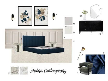 Part A module 11 Interior Design Mood Board by House of hue designs