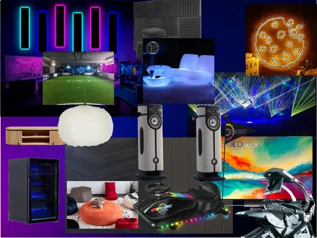 Mood board, gaming, DAT 1.0 Interior Design Mood Board by WalterNCookie on Style Sourcebook