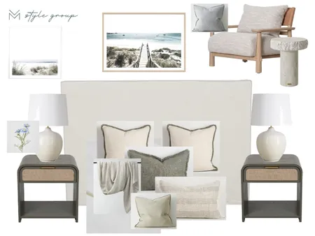 Shirley Ave, Main Bedroom 2 Interior Design Mood Board by The VM Style Group