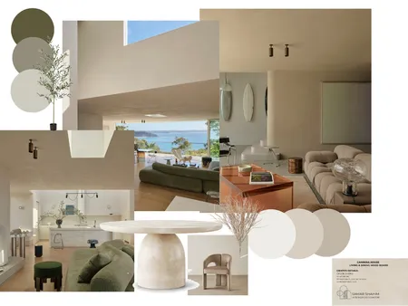 Chloe - Living & Dining Room Mood Board Interior Design Mood Board by SamarSh
