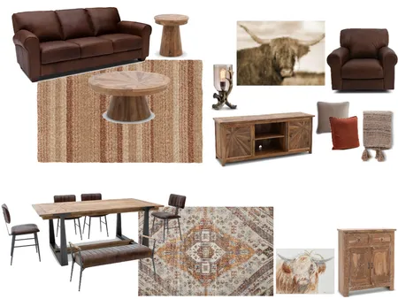 Lead Rental - Rustic 2 Interior Design Mood Board by Beverly Zaske