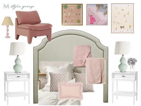 Shirely Ave, Bedroom 2 (Sabina) Interior Design Mood Board by The VM Style Group on Style Sourcebook
