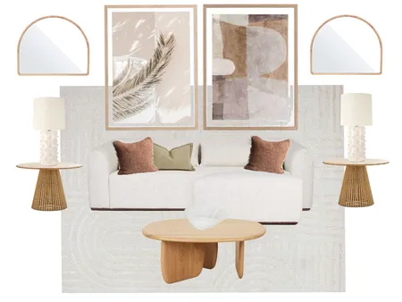 Coastal Loungeroom Interior Design Mood Board by ELEDA DESIGN Interiors on Style Sourcebook
