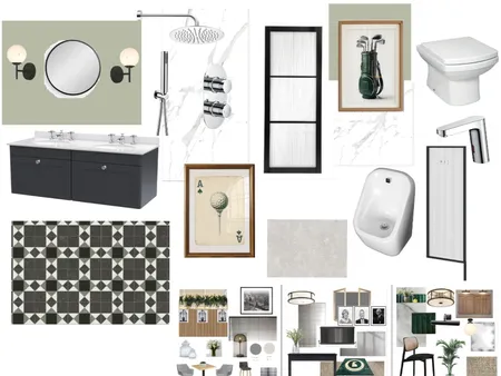 RGC Lower Floor Mens Toilets/Showers Interior Design Mood Board by HelenOg73 on Style Sourcebook
