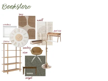 bookstore Interior Design Mood Board by melinax5 on Style Sourcebook