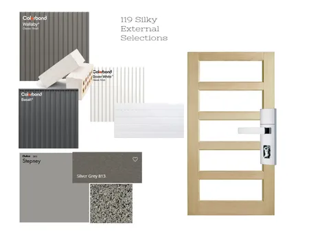 Exterior Colour Selection - 119 Silky Oak Interior Design Mood Board by Fiteni on Style Sourcebook