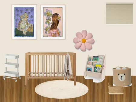 Baby Girl Room 2 Interior Design Mood Board by tutuprat