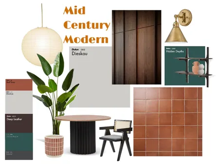 mid century modern Interior Design Mood Board by Tommy