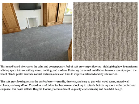 Soft Grey Flooring Mood Board | Burgess Flooring Interior Design Mood Board by Burgess Flooring and Blinds Ltd on Style Sourcebook
