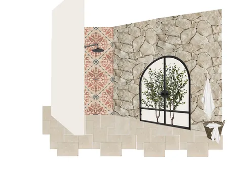 Mediterranean Bathroom - Shower View Interior Design Mood Board by tylerpoletti