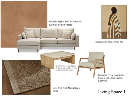Brent & Kara Living Space 1 Interior Design Mood Board by Jayda-MYHAH