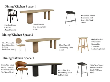 Brent & Kara Dining/Kitchen Space Options Interior Design Mood Board by Jayda-MYHAH
