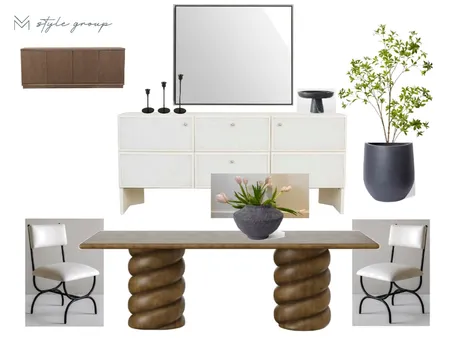 Formal Dining - Option 1 Interior Design Mood Board by The VM Style Group