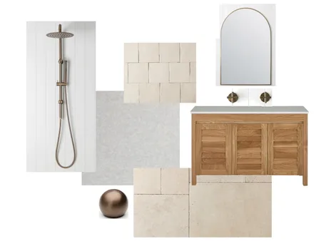 Montrose Main Bath Interior Design Mood Board by Jorja Clair Interiors