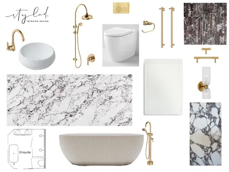 Ballinger - Ensuite Interior Design Mood Board by Styled Interior Design on Style Sourcebook