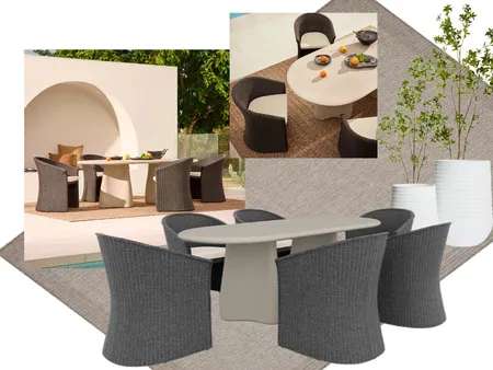 1 hopetoun way, new farm -  dining dark outdoor Interior Design Mood Board by tlaws