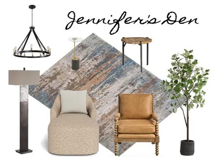 Jennifer's Den Interior Design Mood Board by Jessica on Style Sourcebook