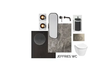 JEFFRIES WC Interior Design Mood Board by Dimension Building