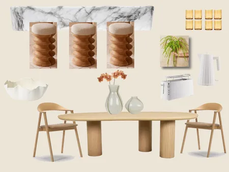 Kitchen and Dining Interior Design Mood Board by Bianco Studio