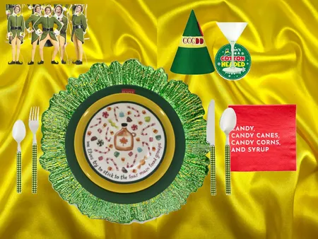 Elf Table Setting Interior Design Mood Board by dl2407