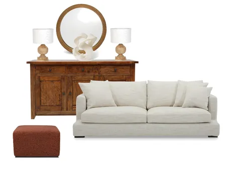 red and white art deco Interior Design Mood Board by Renie