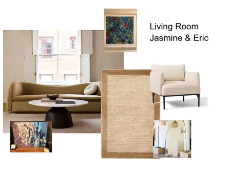 living Room Jasmine and Eric Interior Design Mood Board by SCG