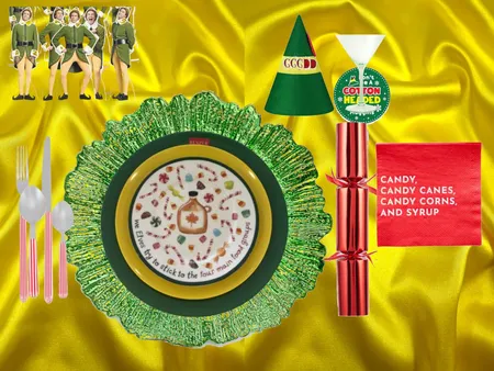 Elf Table Setting Interior Design Mood Board by dl2407