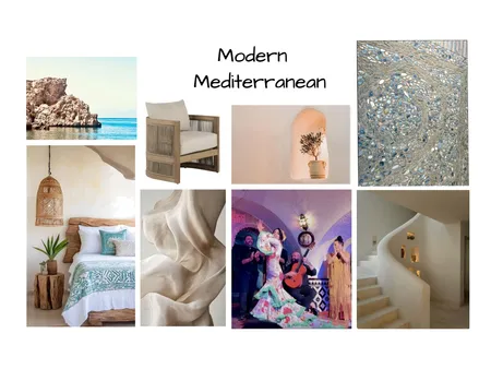 Modern Mediterranean Interior Design Mood Board by IRIS on Style Sourcebook
