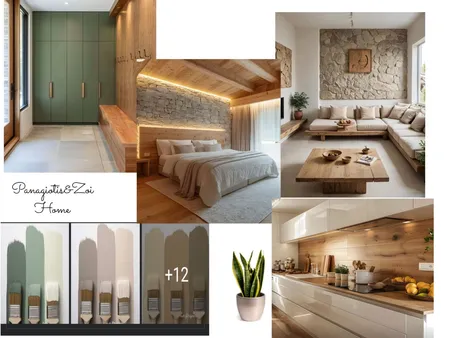 Panagiotis & Zoi Home Interior Design Mood Board by efibozneki@gmail.com