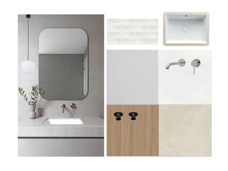 Powder room Interior Design Mood Board by Chotdy