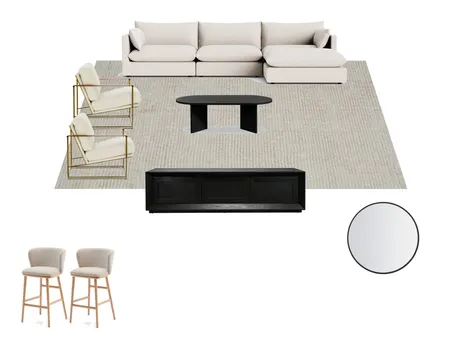 Phil Eastbourne LIving Interior Design Mood Board by Bronwynblue