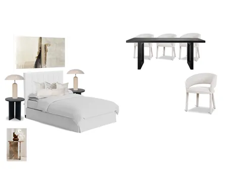 Phil O'OBrien Eastbourne Bedroom and Dining Interior Design Mood Board by Bronwynblue