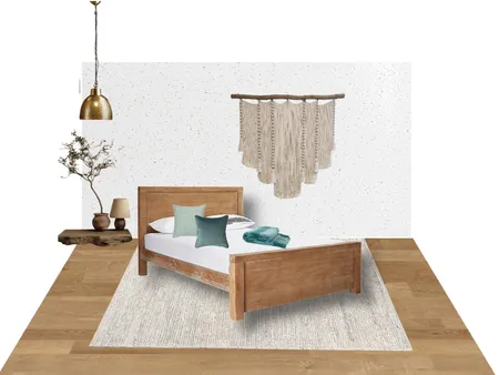 Bedroom - Cozy Mediterranean Interior Design Mood Board by Daibrojt