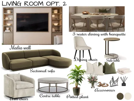 LIVING ROOM OPT. 2 MR FEMI Interior Design Mood Board by kehindeh052@gmail.com