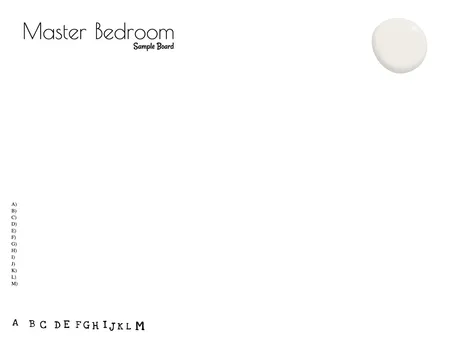Master Bedroom Interior Design Mood Board by Becks Interior Designs