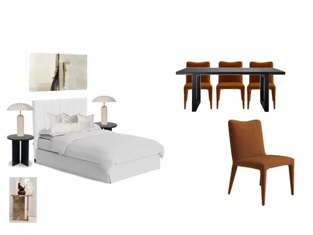 V2 Phil O'OBrien Eastbourne Bedroom and Dining Interior Design Mood Board by Bronwynblue