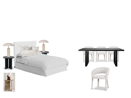 V3 Phil O'OBrien Eastbourne Bedroom and Dining Interior Design Mood Board by Bronwynblue