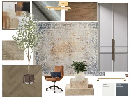 Module 9 Office Interior Design Mood Board by April1985