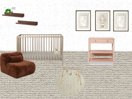 Girls Room Interior Design Mood Board by HARDWELL STUDIOS