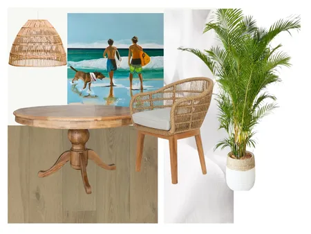 Natural Hamptons Concept - Dining Room Interior Design Mood Board by botany75