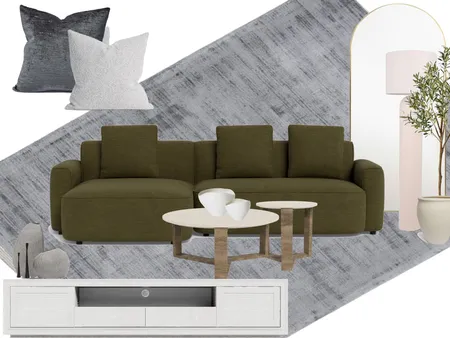 119 white street, wavell heights - main lounge room green Interior Design Mood Board by tlaws